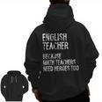 English Teacher Because Math Teachers Need Heroes Too Men Zip Up Hoodie Back Print, English Teacher Gifts, trending gift English Teacher Because Math Teachers Need Heroes Too Men Zip Up Hoodie Back Print, English Teacher Gifts, trending gift