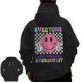 Everyone Communicates Differently Autism Awareness Teacher Men Zip Up Hoodie Back Print, trending gift Everyone Communicates Differently Autism Awareness Teacher Men Zip Up Hoodie Back Print, trending gift