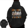 Everyone Communicates Differently Halloween Sped Teacher Men Zip Up Hoodie Back Print, trending gift Everyone Communicates Differently Halloween Sped Teacher Men Zip Up Hoodie Back Print, trending gift