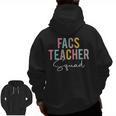 FACS Teacher Squad Colorful Appreciation Day Back To School Men Women Girls Kids Men Zip Up Hoodie Back Print, trending gift