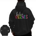 Feliz Viernes Happy Friday Spanish Teacher Friday Spanish Sp Men Zip Up Hoodie Back Print, trending gift