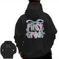 First Grade Coquette Bow Girls Teacher Team 1st Grade Squad Men Zip Up Hoodie Back Print, First Grade Teacher Gifts, trending gift First Grade Coquette Bow Girls Teacher Team 1st Grade Squad Men Zip Up Hoodie Back Print, First Grade Teacher Gifts, trending gift