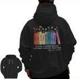 Floral Books Never Underestimate A Public School Teacher Men Zip Up Hoodie Back Print, trending gift