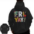 Fri Yay Teacher Happy Friday Friyay Weekend Back To School Men Zip Up Hoodie Back Print, trending gift