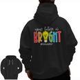 Your Future Is Bright Educator Teacher Student Men Zip Up Hoodie Back Print, Future Teacher Gifts, trending gift