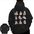 Ghost Book Reading Halloween Books Lover Teacher Kids Men Zip Up Hoodie Back Print, trending gift Ghost Book Reading Halloween Books Lover Teacher Kids Men Zip Up Hoodie Back Print, trending gift