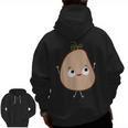 Good Egg Teacher Halloween Costume The Couch Potato Men Zip Up Hoodie Back Print, trending gift