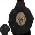 The Good Egg Teacher Halloween Costume Food Group Cute Men Zip Up Hoodie Back Print, trending gift