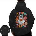 Groovy Halloween Trick Or Teach Retro Floral Ghost Teacher For Men Women Kids Men Zip Up Hoodie Back Print, Groovy Teacher Gifts, trending gift Groovy Halloween Trick Or Teach Retro Floral Ghost Teacher For Men Women Kids Men Zip Up Hoodie Back Print, Groovy Teacher Gifts, trending gift