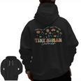 Groovy Tiny Human Tamer Floral Kindergarten Teacher Men Zip Up Hoodie Back Print, Groovy Teacher Gifts, trending gift Groovy Tiny Human Tamer Floral Kindergarten Teacher Men Zip Up Hoodie Back Print, Groovy Teacher Gifts, trending gift