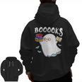 Halloween Books Librarian English Teacher Reader Reading Men Zip Up Hoodie Back Print, English Teacher Gifts, trending gift