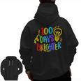 Happy 100th Day Of School 100 Days Brighter Girls Teacher Men Zip Up Hoodie Back Print, trending gift Happy 100th Day Of School 100 Days Brighter Girls Teacher Men Zip Up Hoodie Back Print, trending gift