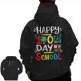 Happy 100th Day Of School 100 Days Of School Teacher Student Men Zip Up Hoodie Back Print, trending gift Happy 100th Day Of School 100 Days Of School Teacher Student Men Zip Up Hoodie Back Print, trending gift