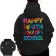 Happy 100th Day Of School Teacher Student 100 Days Tie Dye Men Women Kids Men Zip Up Hoodie Back Print, trending gift Happy 100th Day Of School Teacher Student 100 Days Tie Dye Men Women Kids Men Zip Up Hoodie Back Print, trending gift