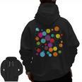 Happy Dot Day Colorful Polka Dot Art Teacher Student Kids Men Zip Up Hoodie Back Print, trending gift
