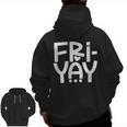 Happy Friyay Teacher Shirt Cute Teacher Fashion Fri-Yay Men Zip Up Hoodie Back Print, trending gift
