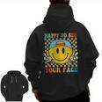 Happy To See Your Face Hippie Smile Back To School Teachers Men Zip Up Hoodie Back Print, trending gift