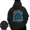 Happy Teacher I Wear Blue For My Students Autism Awareness Men Zip Up Hoodie Back Print, trending gift Happy Teacher I Wear Blue For My Students Autism Awareness Men Zip Up Hoodie Back Print, trending gift