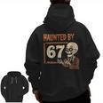 Haunted By 67 Halloween 67 Meme Six Seven Teacher Men Zip Up Hoodie Back Print, trending gift Haunted By 67 Halloween 67 Meme Six Seven Teacher Men Zip Up Hoodie Back Print, trending gift