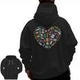 Heart Shape Art Teacher And Painting Sketching Artist Men Zip Up Hoodie Back Print, trending gift Heart Shape Art Teacher And Painting Sketching Artist Men Zip Up Hoodie Back Print, trending gift