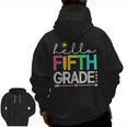 Hello Fifth Grade Teacher Student 5th Grade Back To School Men Zip Up Hoodie Back Print, trending gift Hello Fifth Grade Teacher Student 5th Grade Back To School Men Zip Up Hoodie Back Print, trending gift