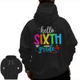 Hello Sixth Grade Cute Back To School 6th Grade Teacher Kids Men Zip Up Hoodie Back Print, trending gift Hello Sixth Grade Cute Back To School 6th Grade Teacher Kids Men Zip Up Hoodie Back Print, trending gift