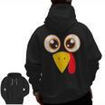 Hilarious Turkey Halloween Thanksgiving Teacher Nurse Men Zip Up Hoodie Back Print, trending gift Hilarious Turkey Halloween Thanksgiving Teacher Nurse Men Zip Up Hoodie Back Print, trending gift