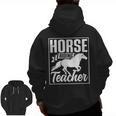 Horse Riding Teacher Rider Lover Equestrian Men Women Kids Men Zip Up Hoodie Back Print, trending gift