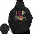 IEP I Encourage Progress Teacher Special Education Men Women Men Zip Up Hoodie Back Print, trending gift