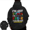 I'm Not Short I'm Pre-K Teacher Size Back To School Teacher Men Zip Up Hoodie Back Print, trending gift