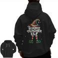 I'm The Science Teacher Elf Family Matching Group Christmas Men Zip Up Hoodie Back Print, Science Teacher Gifts, trending gift
