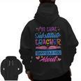 I'M That Substitute Teacher They Told Substitute Teacher Men Zip Up Hoodie Back Print, trending gift