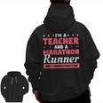 I'm A Teacher And A Marathon Runner Don't Underestimate Me Men Women Men Zip Up Hoodie Back Print, trending gift