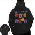 Inclusion Is My Jam Special Education Teacher Para Autism Men Zip Up Hoodie Back Print, trending gift