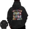 Inclusion Is My Jam SPED Teacher Special Education Life Men Zip Up Hoodie Back Print, trending gift Inclusion Is My Jam SPED Teacher Special Education Life Men Zip Up Hoodie Back Print, trending gift