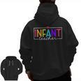 Infant Teacher Daycare Provider Childcare Teacher Men Zip Up Hoodie Back Print, trending gift