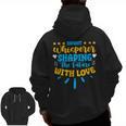 Infant Whisperer Daycare School Childcare Infant Teacher Men Zip Up Hoodie Back Print, trending gift