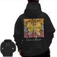 Interventionist Teacher Groovy Coquette Bow Back To School Men Zip Up Hoodie Back Print, Groovy Teacher Gifts, trending gift