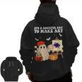 It's A Bootiful Day To Make Art Groovy Art Teacher Halloween Men Zip Up Hoodie Back Print, Groovy Teacher Gifts, trending gift It's A Bootiful Day To Make Art Groovy Art Teacher Halloween Men Zip Up Hoodie Back Print, Groovy Teacher Gifts, trending gift