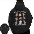 It’s Okay To Feel All The Feels Special Ed Teacher Halloween Men Zip Up Hoodie Back Print, trending gift