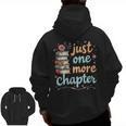 Just One More Chapter Book Reading Floral Teacher Book Lover Men Zip Up Hoodie Back Print, trending gift Just One More Chapter Book Reading Floral Teacher Book Lover Men Zip Up Hoodie Back Print, trending gift