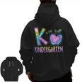 K Is For Kindergarten Teacher Tie Dye Back To School Kinder Men Zip Up Hoodie Back Print, trending gift