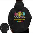 Kindergarten ABCD Rocks Teacher Student Back To School Men Zip Up Hoodie Back Print, trending gift
