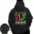 Kindergarten ELF Squad Christmas ELF Student Teacher Men Women Kids Men Zip Up Hoodie Back Print, trending gift Kindergarten ELF Squad Christmas ELF Student Teacher Men Women Kids Men Zip Up Hoodie Back Print, trending gift