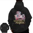 LEARNING IS MAGICAL TEACHER UNICORN BACK TO SCHOOL UNICORN Men Zip Up Hoodie Back Print, trending gift LEARNING IS MAGICAL TEACHER UNICORN BACK TO SCHOOL UNICORN Men Zip Up Hoodie Back Print, trending gift