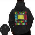 Level Up Your Education Gaming Inspired Teacher Gamers Men Zip Up Hoodie Back Print, trending gift