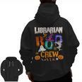 Librarian Boo Crew Teacher Student Halloween Costume Men Zip Up Hoodie Back Print, trending gift Librarian Boo Crew Teacher Student Halloween Costume Men Zip Up Hoodie Back Print, trending gift
