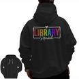 Library Squad Team Librarian Teacher Book Lover Men Zip Up Hoodie Back Print, trending gift Library Squad Team Librarian Teacher Book Lover Men Zip Up Hoodie Back Print, trending gift
