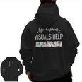 Life Happens Visuals Help Special Education Teacher Aide Men Women Men Zip Up Hoodie Back Print, trending gift Life Happens Visuals Help Special Education Teacher Aide Men Women Men Zip Up Hoodie Back Print, trending gift