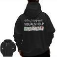 Life Happens Visuals Help Special Education Teacher Aide Men Zip Up Hoodie Back Print, trending gift Life Happens Visuals Help Special Education Teacher Aide Men Zip Up Hoodie Back Print, trending gift